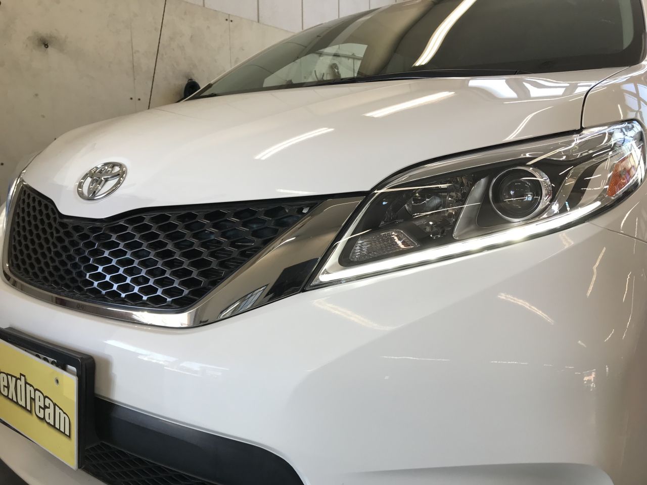 US TOYOTA SIENNA（シエナ）ヘッドライトカスタムしました👀🔦 雰囲気